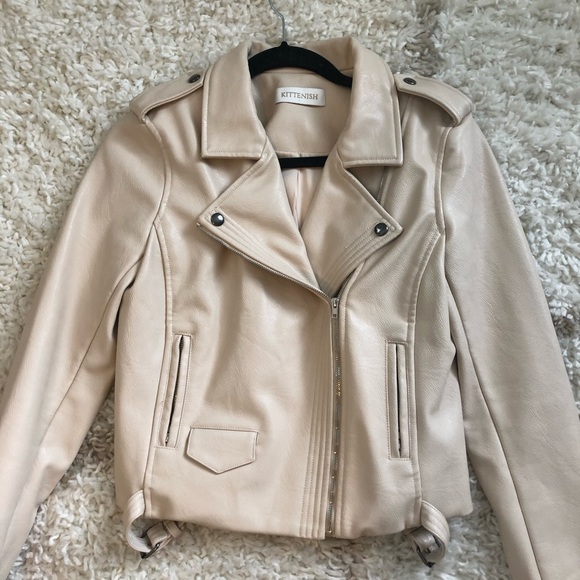 Kittenish Jackets & Blazers - Kittenish Leather Jacket